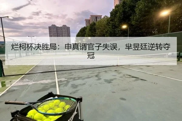 烂柯杯决胜局：申真谞官子失误，芈昱廷逆转夺冠