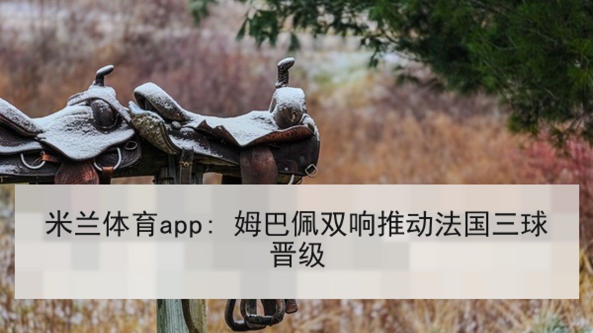 米兰体育app: 姆巴佩双响推动法国三球晋级